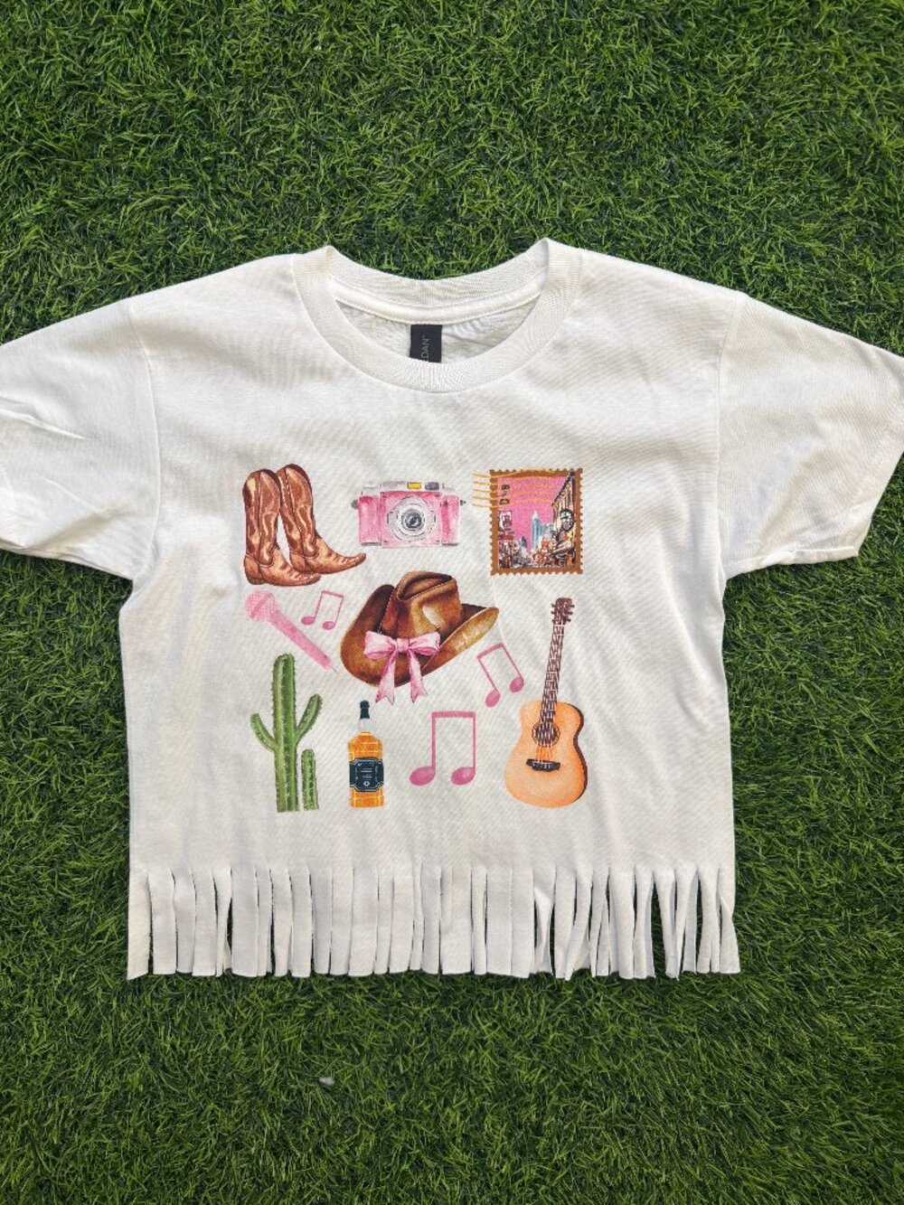 NWT Youth Country Music Fringe Tee